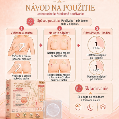 Turonu®👩‍⚕️ Cielená pokročilá nano-mikroihličková náplasť na zväčšenie poprsia🍁