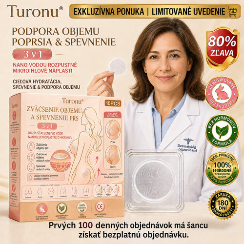 Turonu®👩‍⚕️ Cielená pokročilá nano-mikroihličková náplasť na zväčšenie poprsia🍁