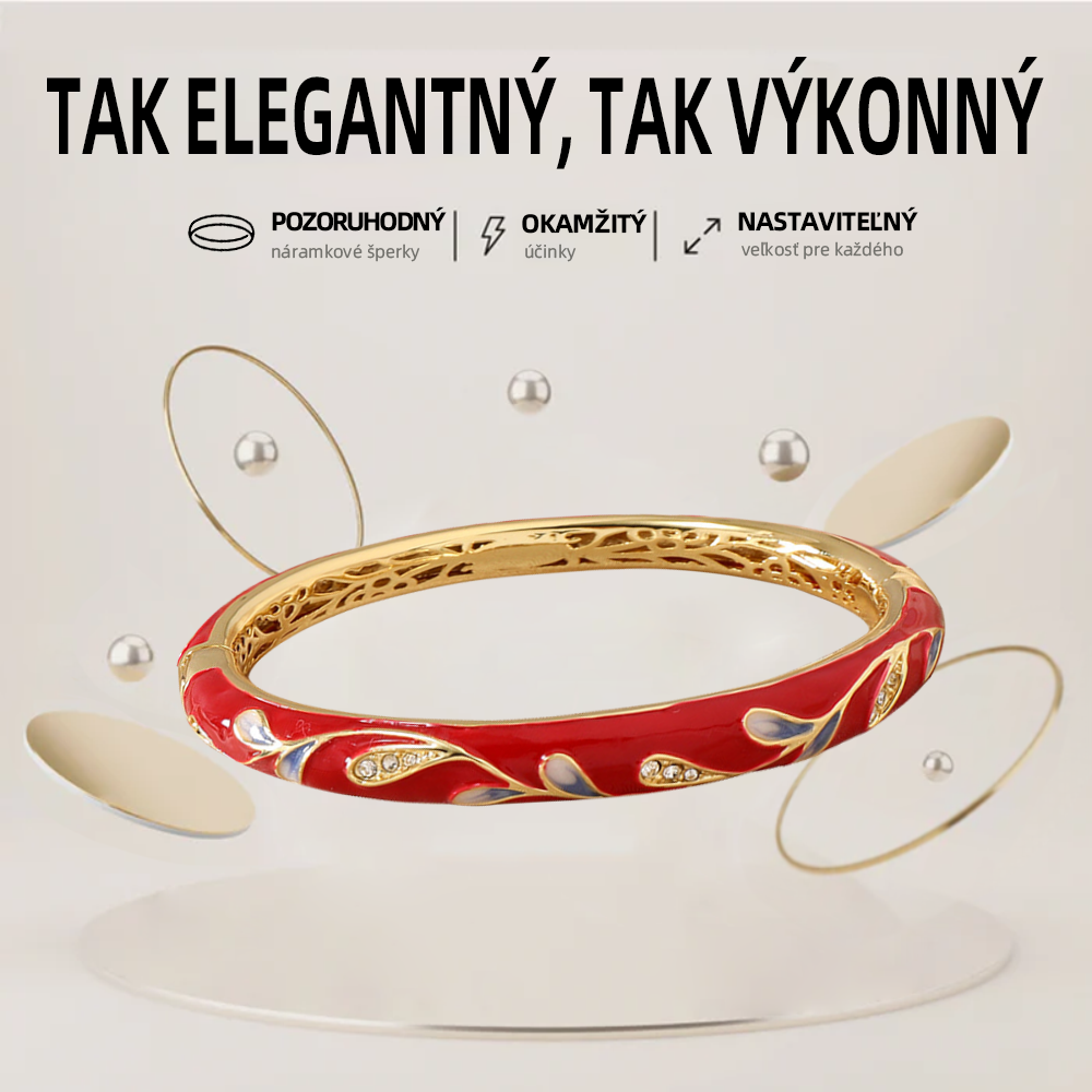 𝐂𝐙𝐓𝐈𝐂𝐋𝐄™Zlatý náramok s kláštornou emalou👩‍⚕️ Magnetická lymfatická terapia💥