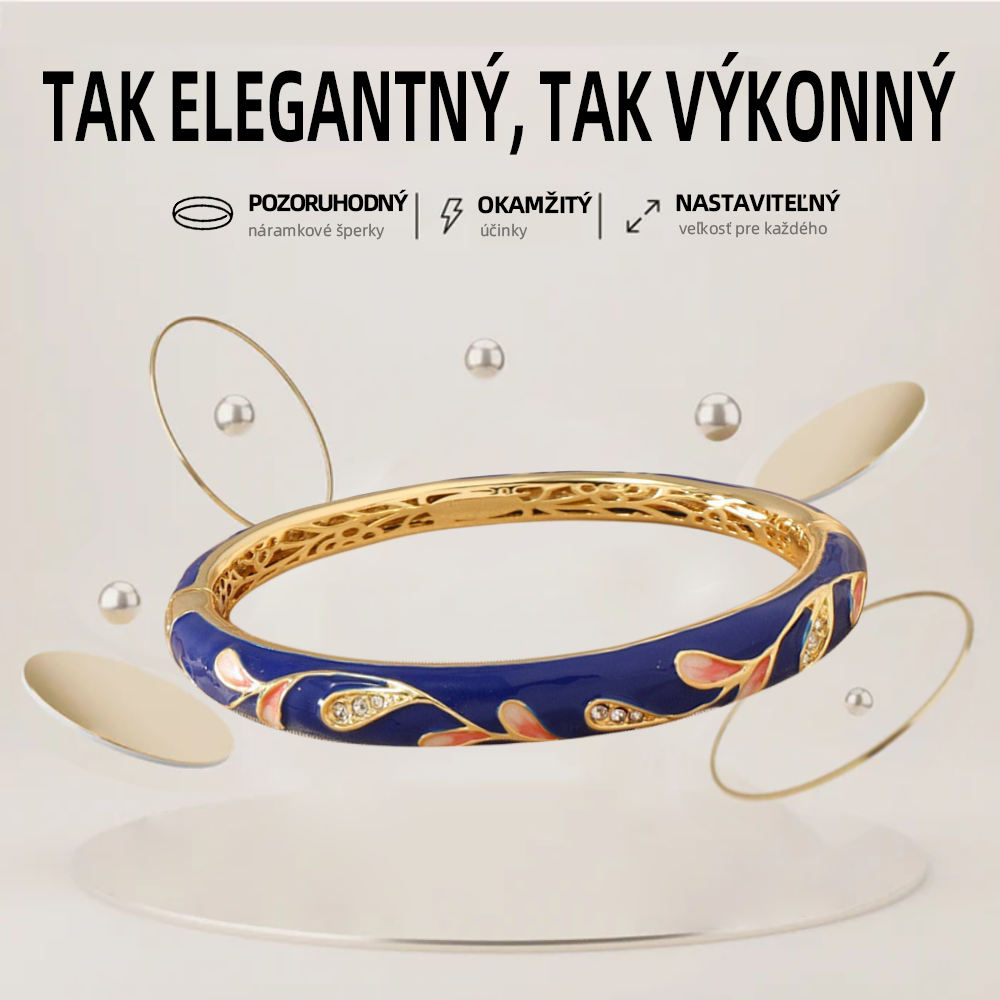 𝐂𝐙𝐓𝐈𝐂𝐋𝐄™Zlatý náramok s kláštornou emalou👩‍⚕️ Magnetická lymfatická terapia💥