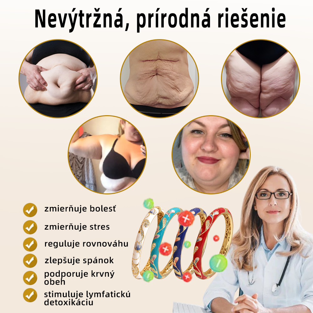 𝐂𝐙𝐓𝐈𝐂𝐋𝐄™Zlatý náramok s kláštornou emalou👩‍⚕️ Magnetická lymfatická terapia💥